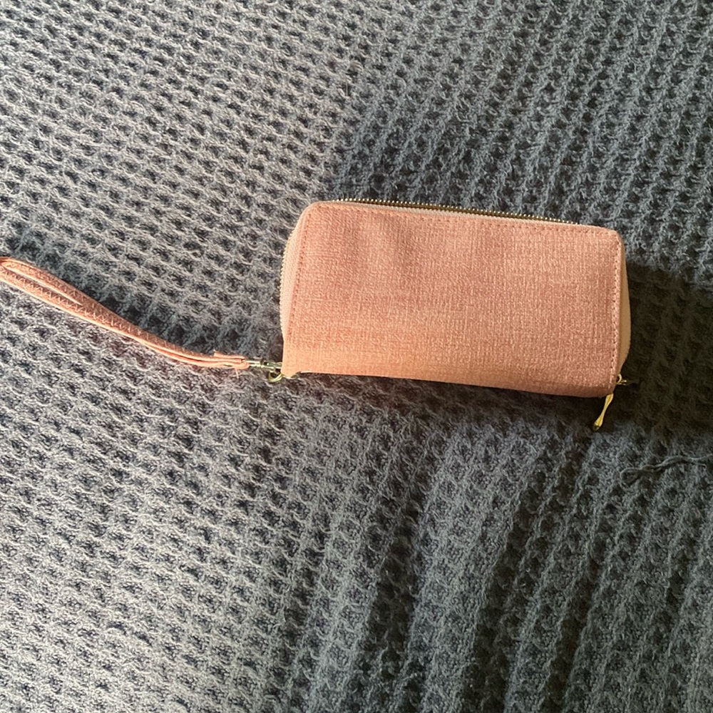 Like new!! Pink clutch